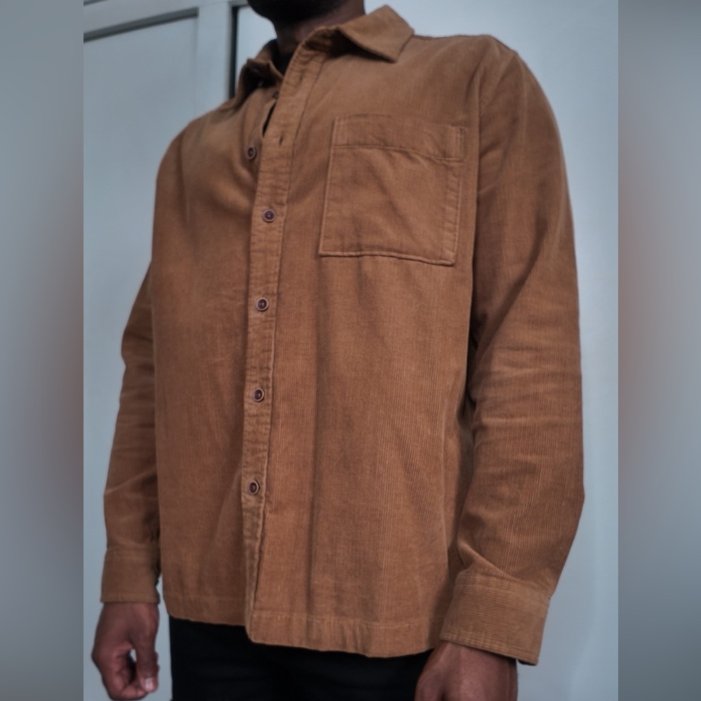 Ben Sherman Brown Corduroy Shirt (Size Large) – Excellent Condition